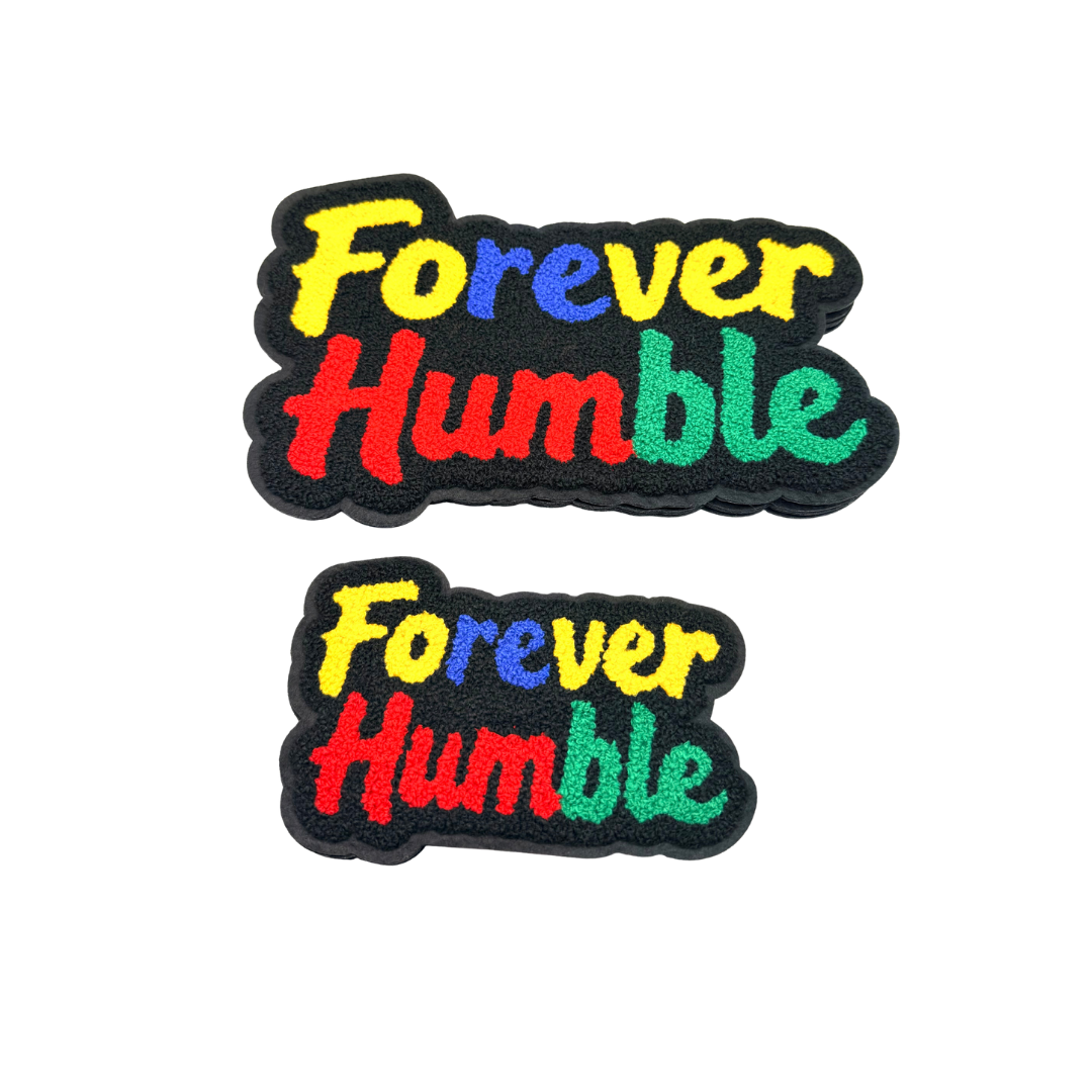 Forever Humble Chenille Patches