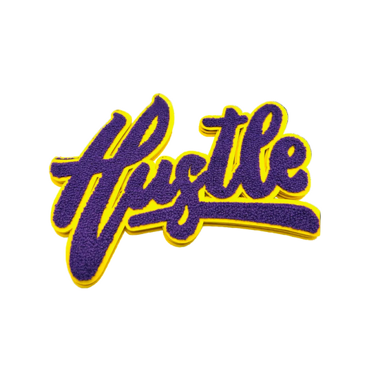 Hustle Chenille Patches - Large