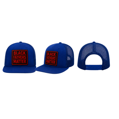Black Fathers Matter Trucker-Snapback - Blue Hat