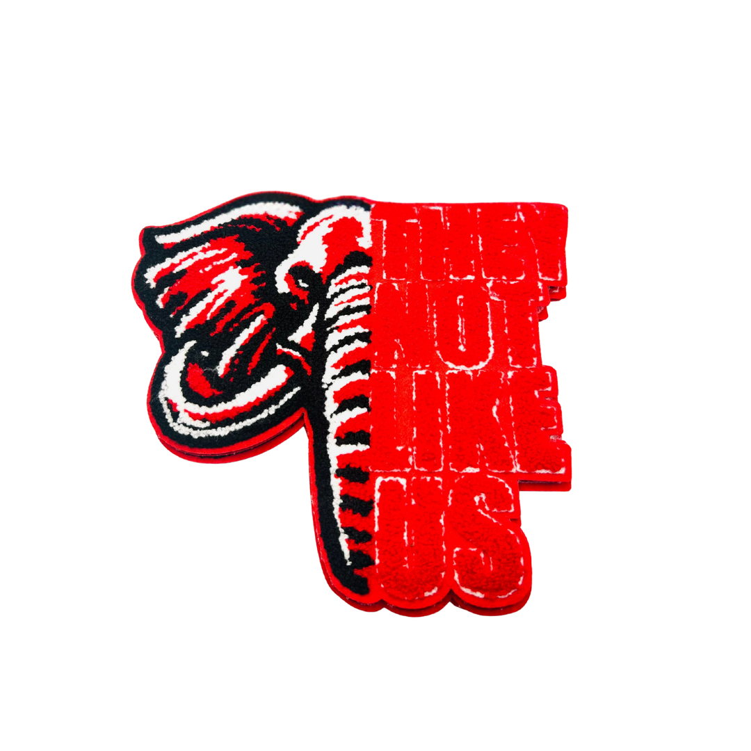 Elephant DST Sorority Inspired Chenille Large Patch - They Not Like Us