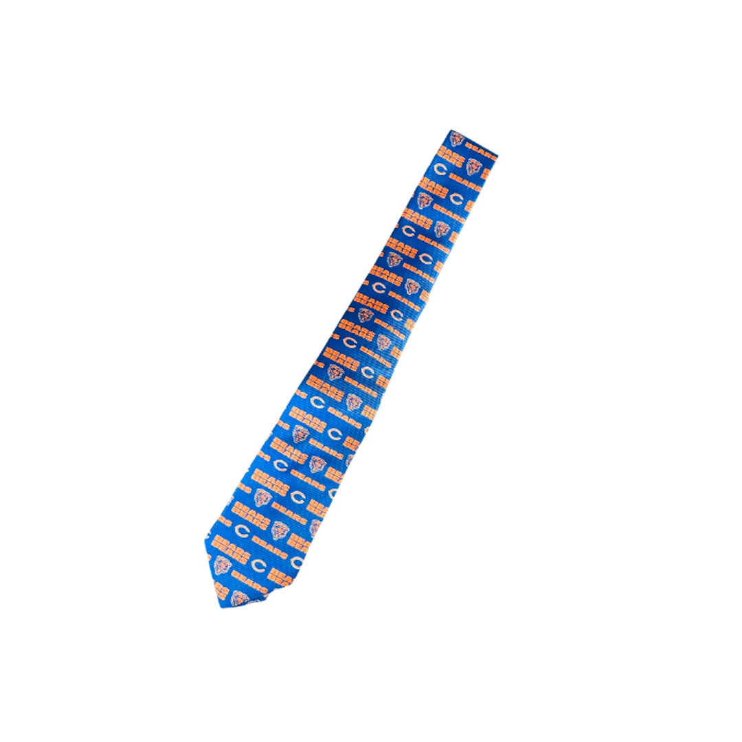 Custom NFL Team Junk Tie – Bling Football Tie with Pearls, Patches & Rhinestones | Game Day Statement