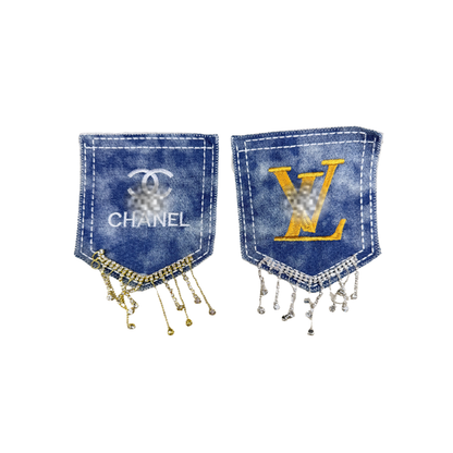 Designer Denim  Medium-Large Patch Pockets