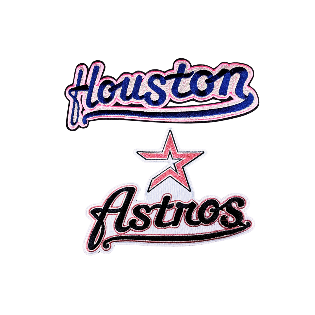 Houston Astros Baseball Large Patches