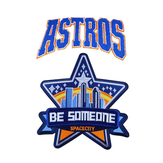 Houston Astros Baseball Large Patches