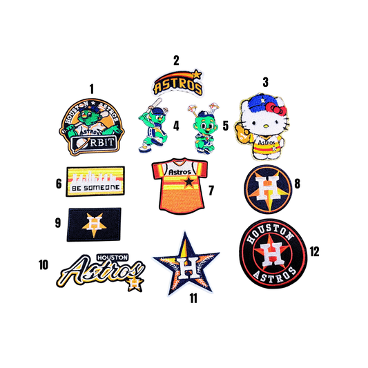 Houston Astros Baseball Small Sport Patches