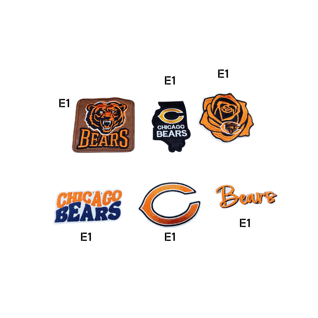 Chicago Bears NFL Football Small Patches -2