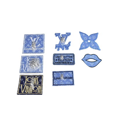 Lui* V Inspired Luxury Embroidered Denim Small Patches