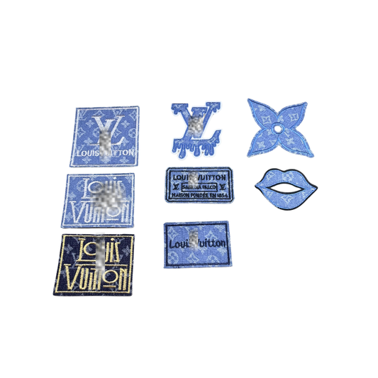 Lui* V Inspired Luxury Embroidered Denim Small Patches