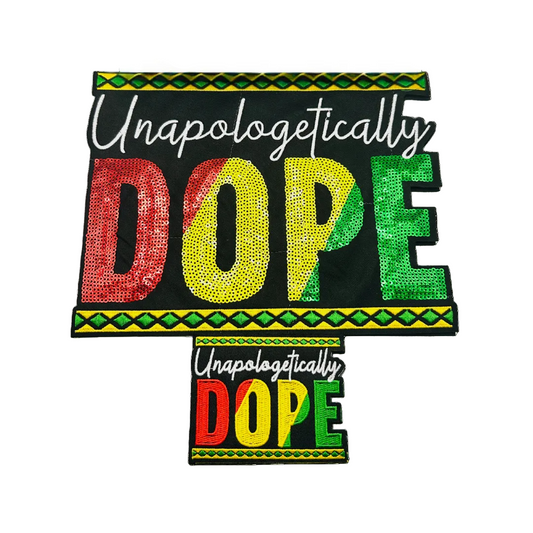 Unapologetically Dope Sequin Patches