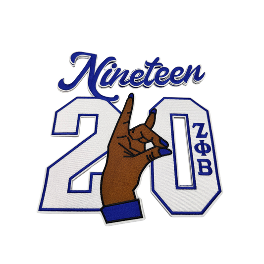 Zeta Inspired Nineteen 20 Large Patch