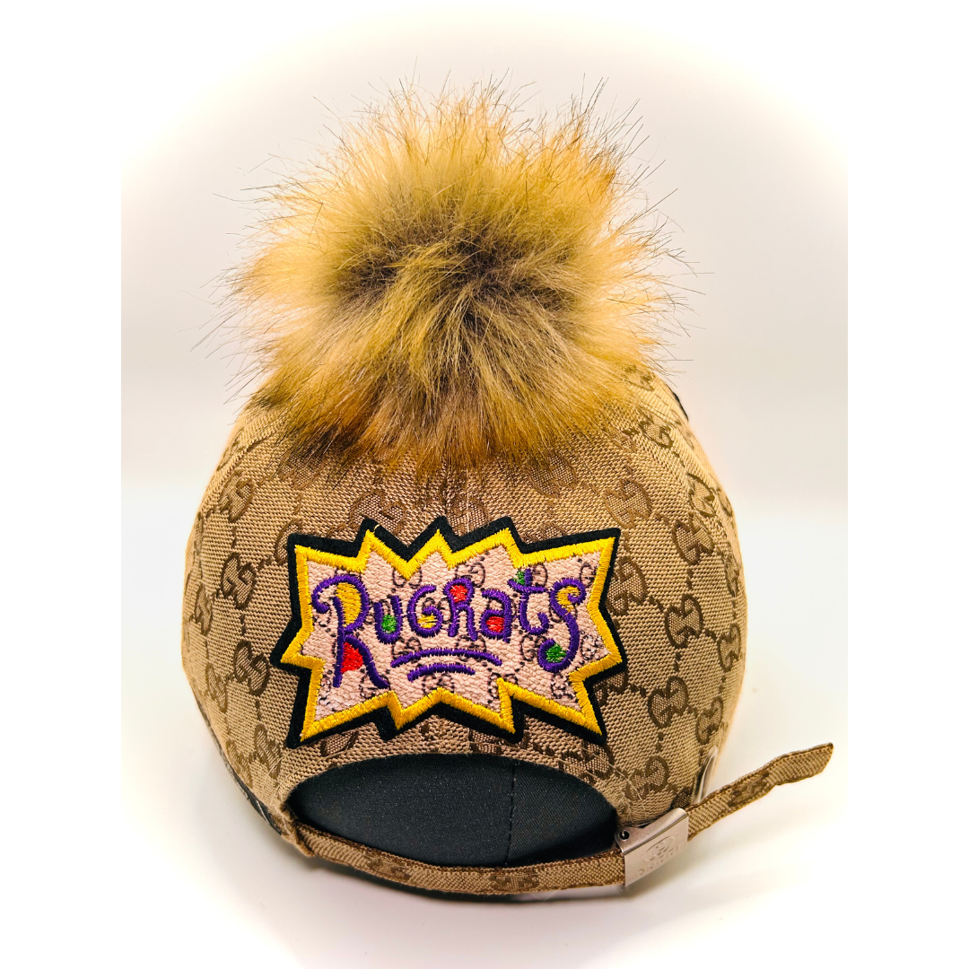 Premade Rugrat Junk Trucker Hat & Matching Junk Tie Set – Blinged & Jeweled Statement Accessories