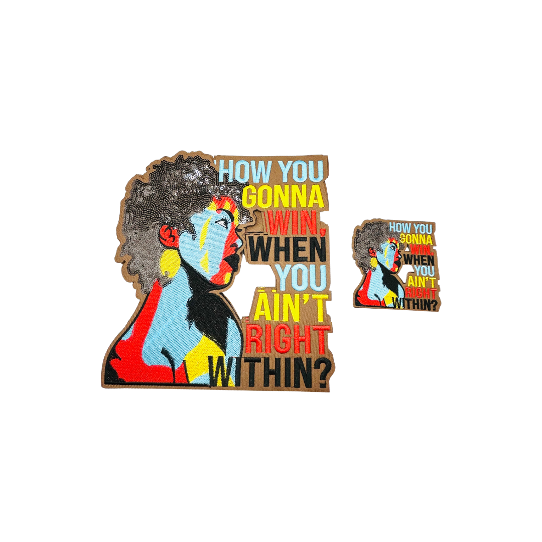Lauren Hill - How You Gone Win When You Ain't Within? Sequin Patches