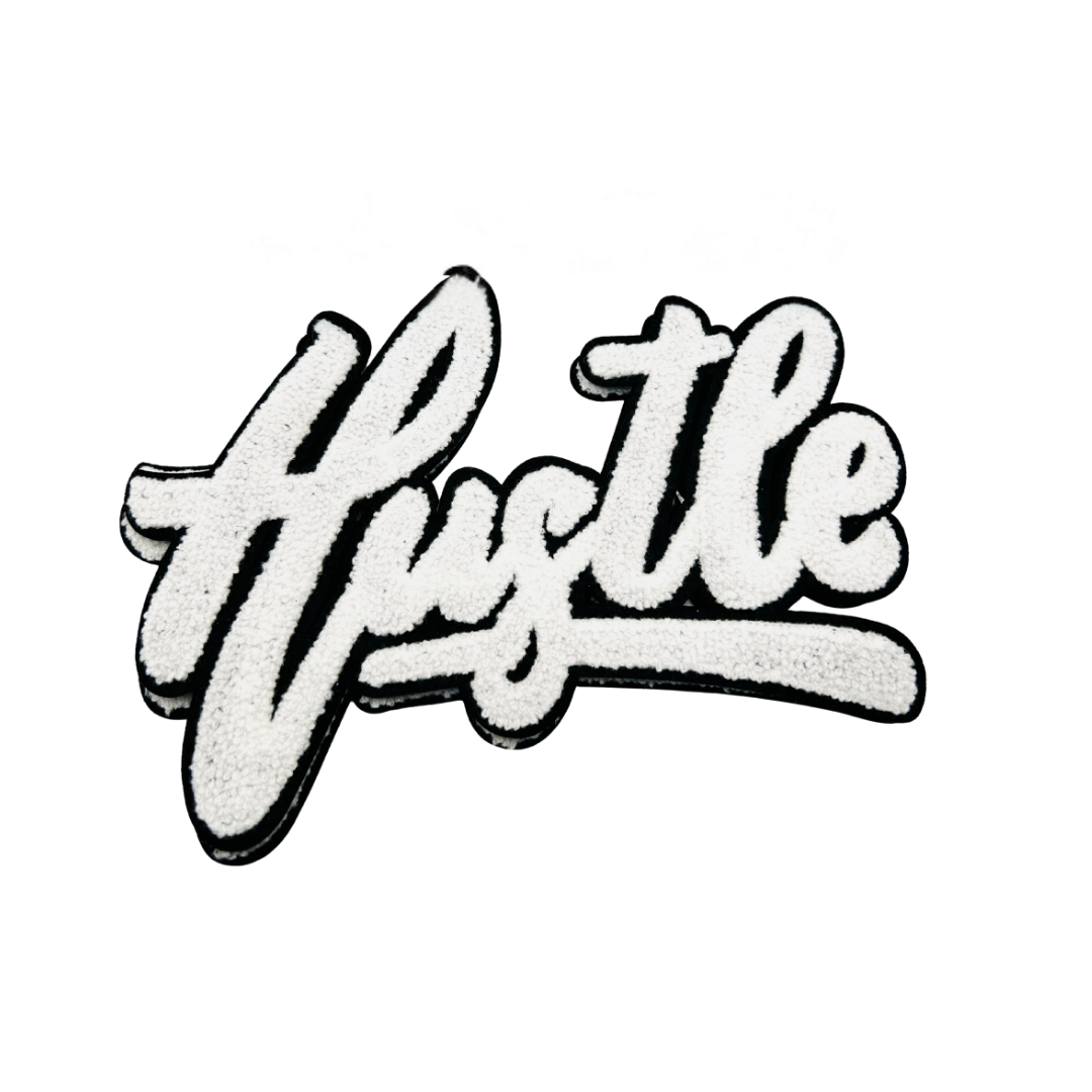 Hustle Chenille Patches - Large