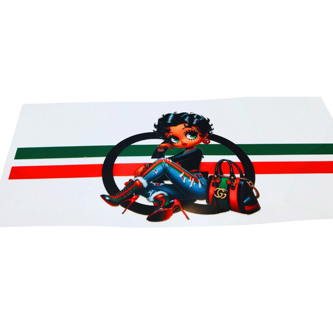 GG  & Boujee  Betty UV DTF