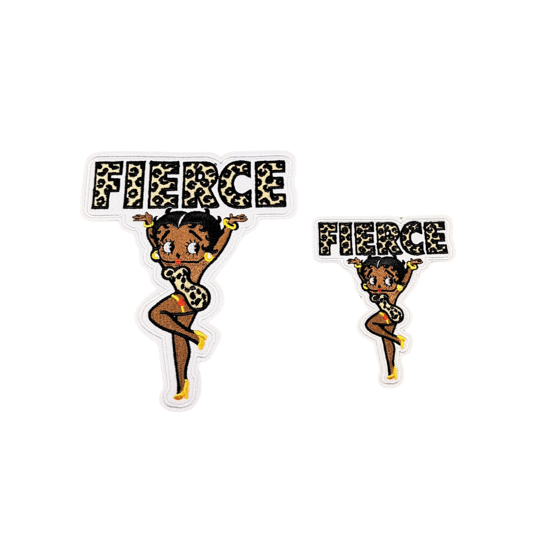 Fierce Betty Leopard Patches
