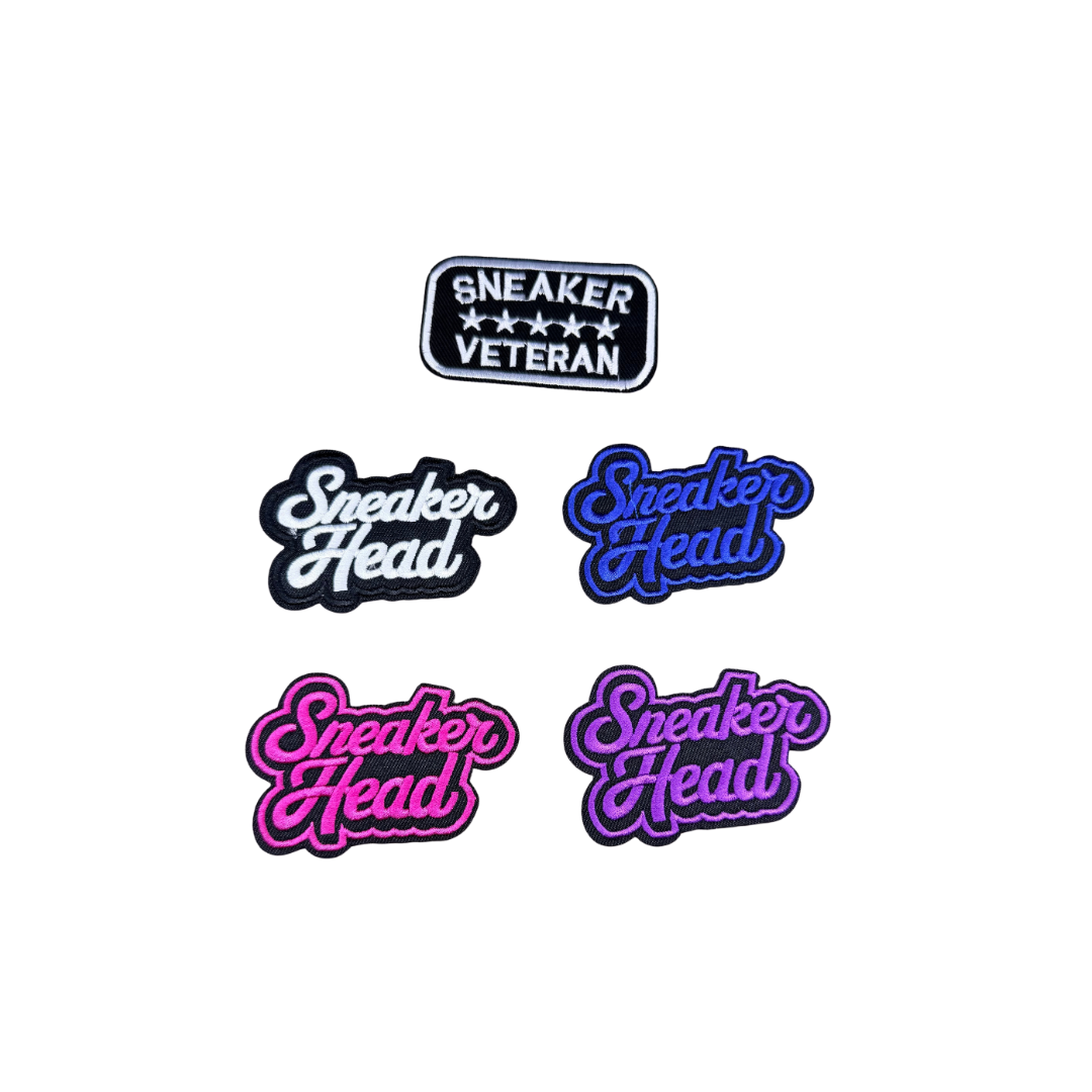 Sneakerhead Small Embroidered Patches