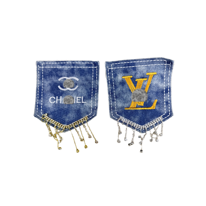 Designer Denim  Medium-Large Patch Pockets