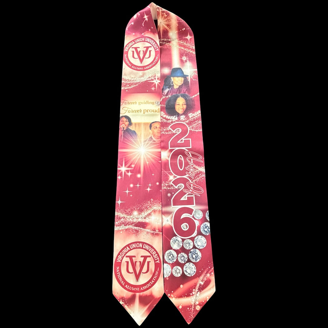 Custom Graduation Stole – Personalized Sublimation Design
