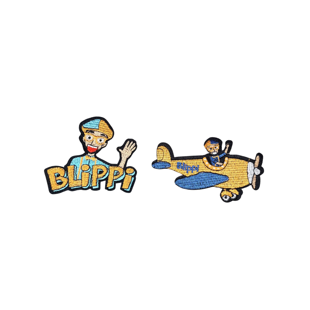Blippi Cartoon Patches