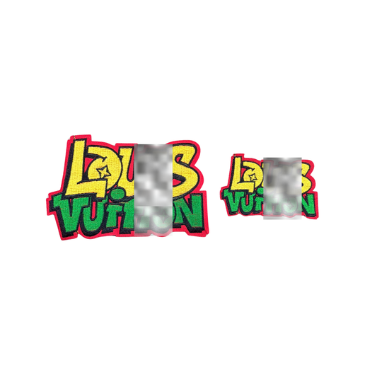 Lou** V  Designer Inspired Graffiti Patches