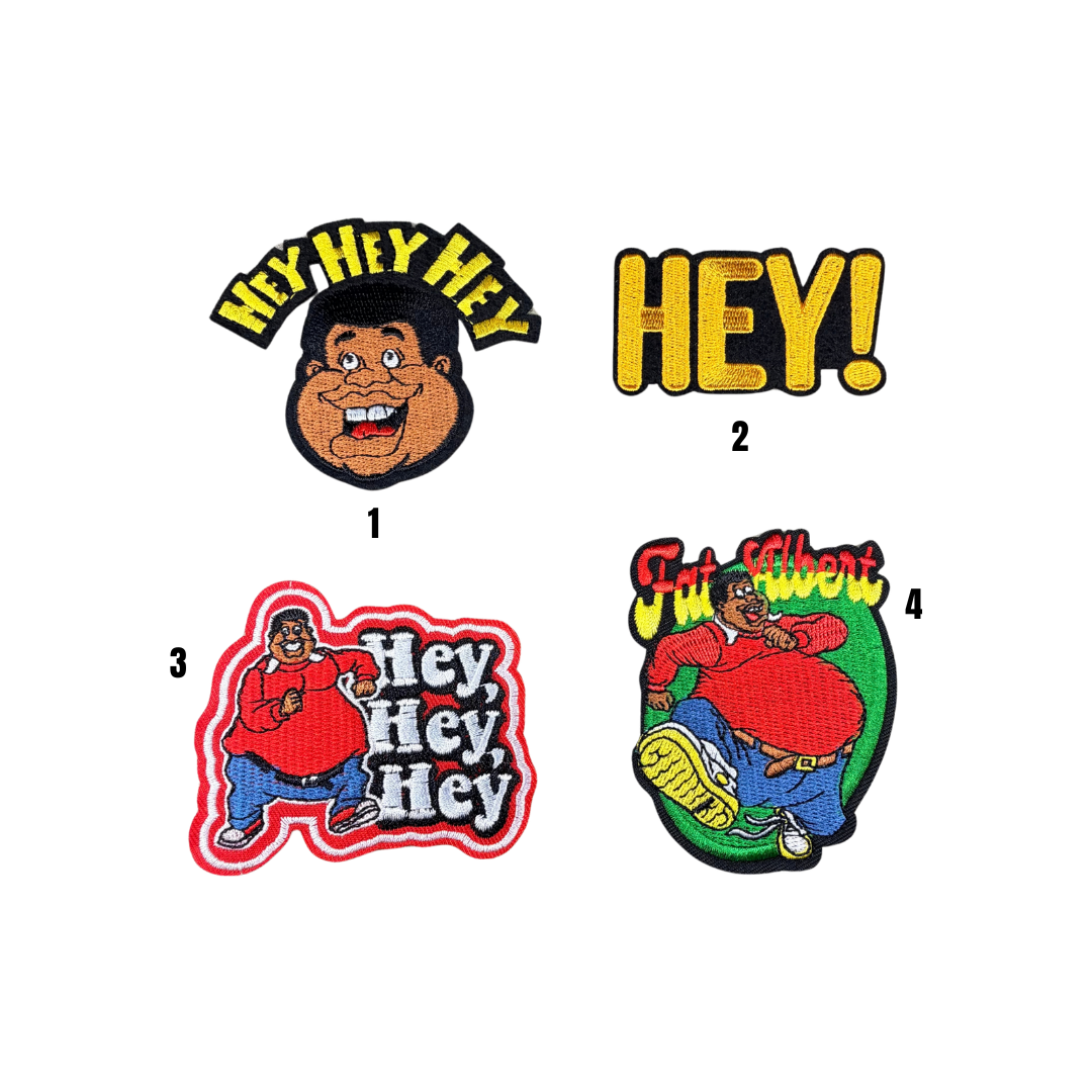 Fat Albert Cartoon Patches