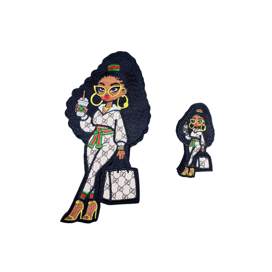 Betty Boop w/ Coffee  G***I Designer Inspired  Patches
