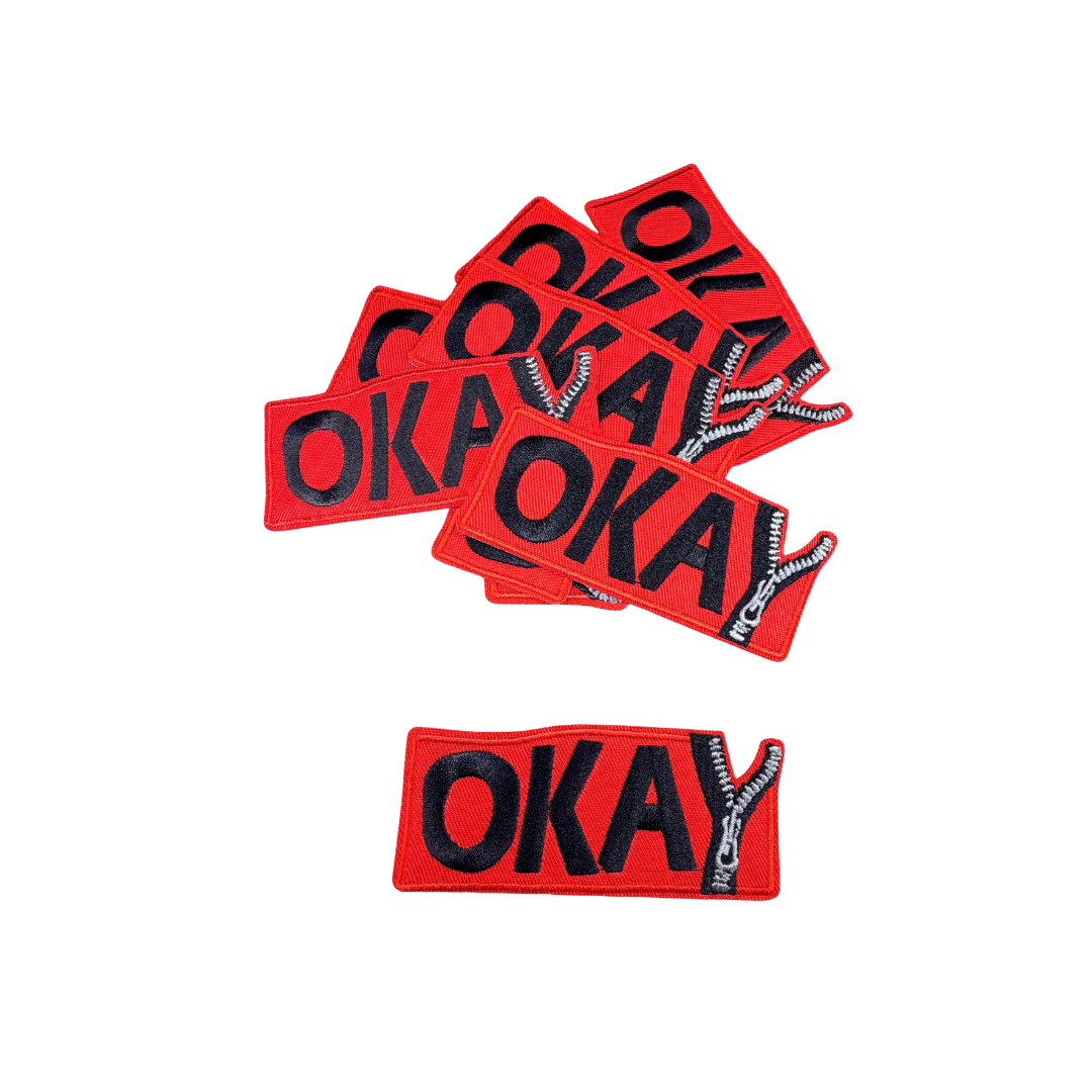 Okay Zipper Style Smedium Patches