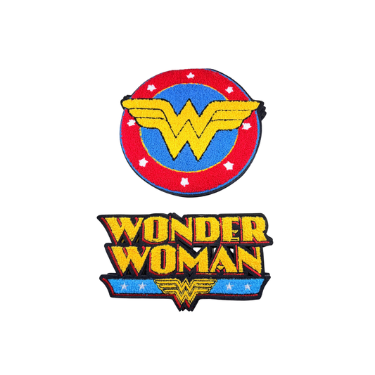 Wonder Woman Cartoon Large Chenille Patches