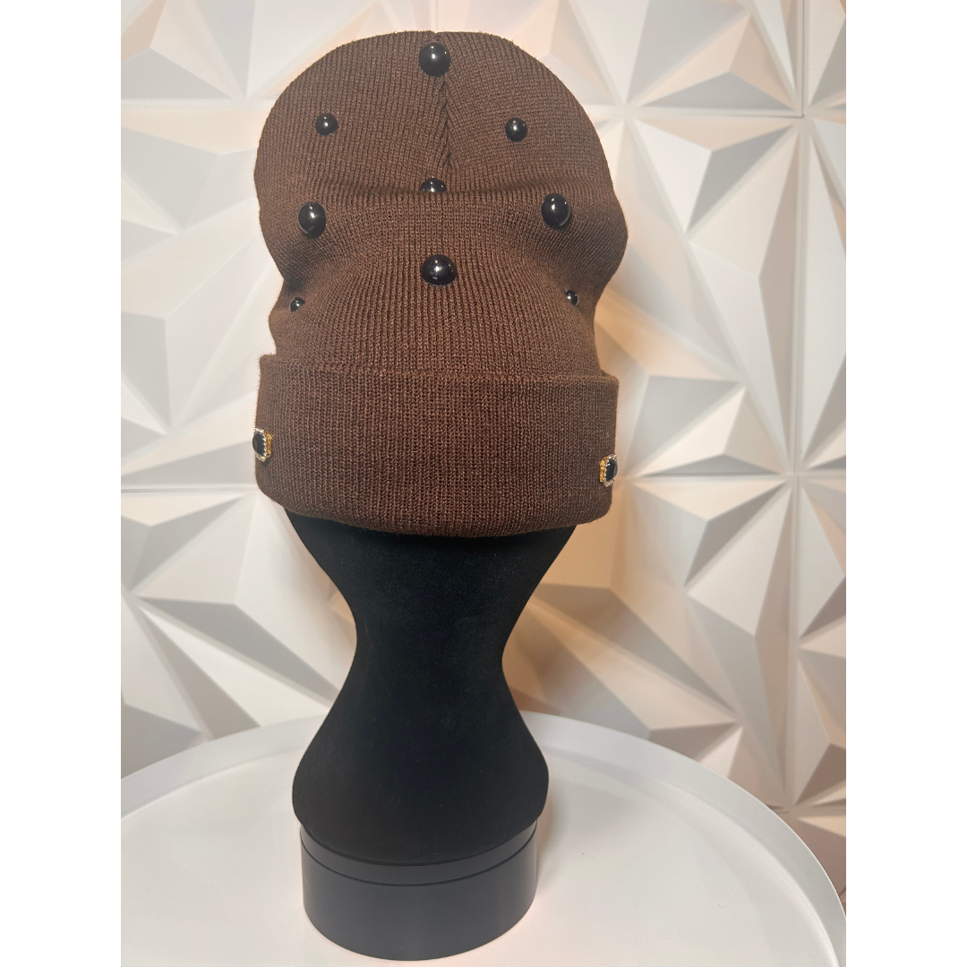 Adult & Kids Custom Junk Beanie with Patches, Rhinestones, Pearls & Denim Add-Ons