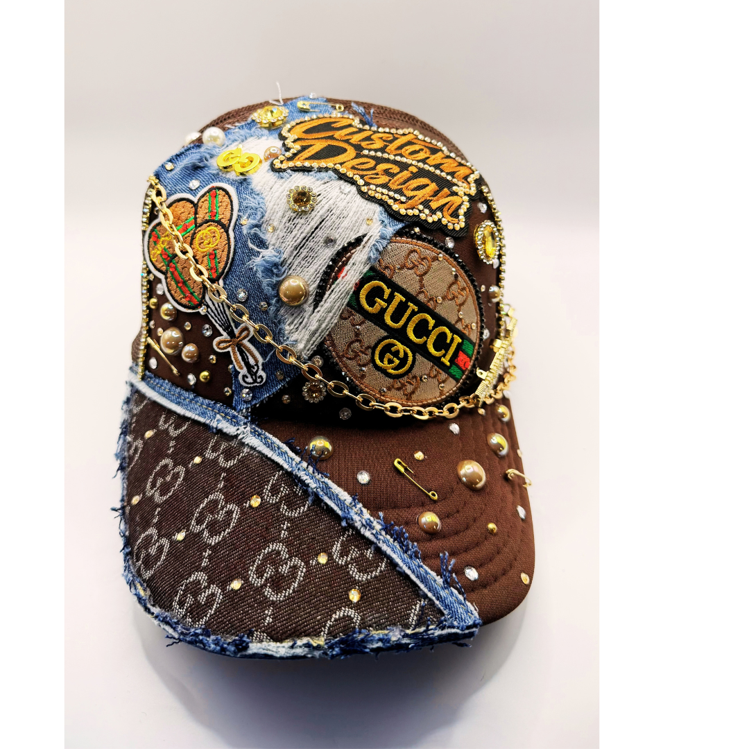 Customize - Design Your Designer Inspired - Luxury Styled Junk Trucker Hat