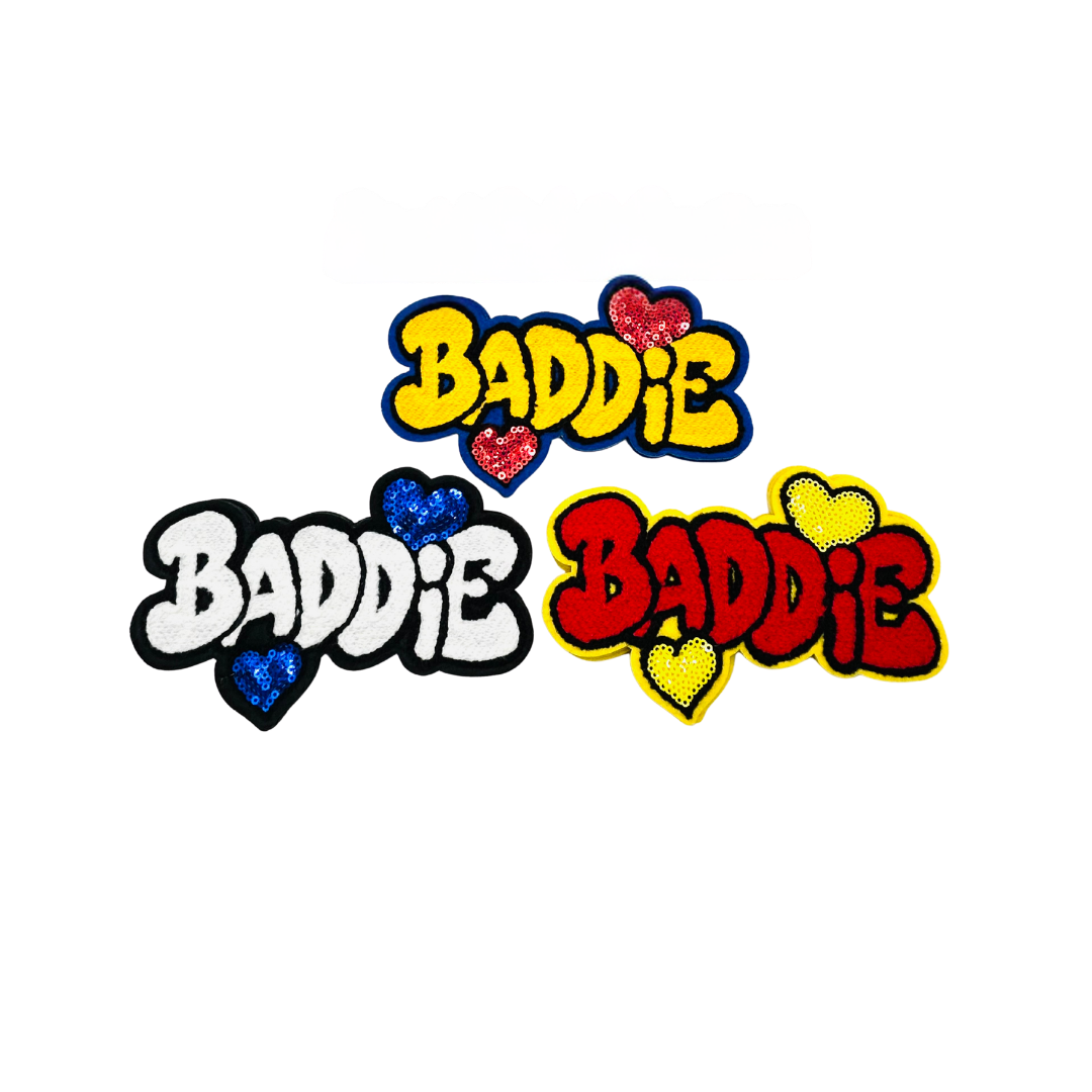 Baddie Medium Chenille Patches