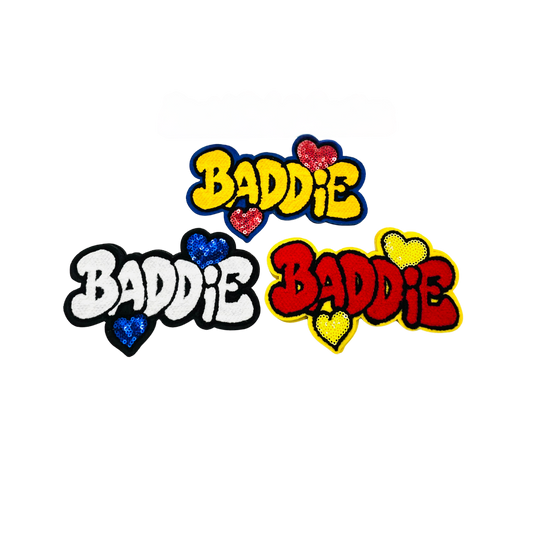Baddie Medium Chenille Patches