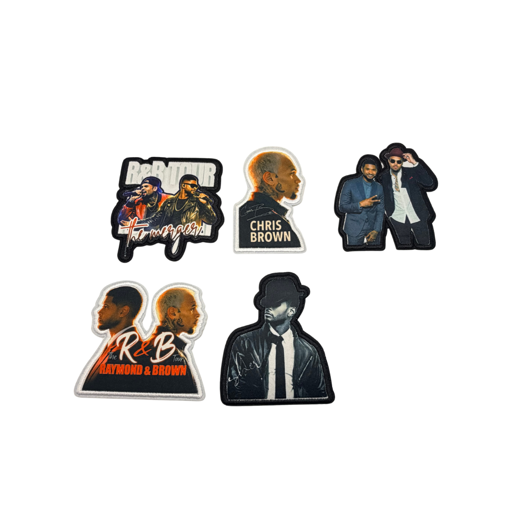Chris Brown and Usher Image Patches