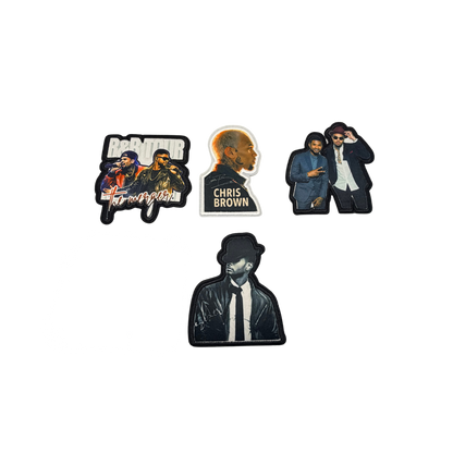 Chris Brown and Usher Image Patches