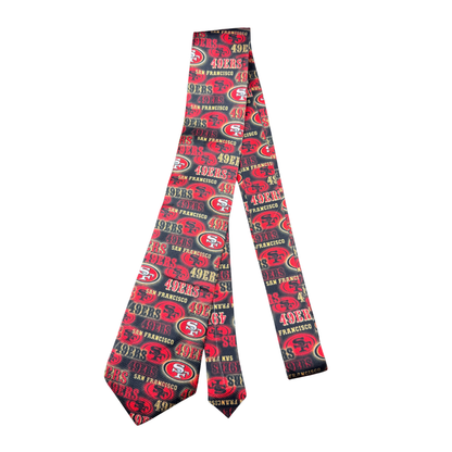 Custom NFL/ NBA Team Junk Tie or DIY NFL/NBA Tie  – Bling Football Tie with Pearls, Patches & Rhinestones