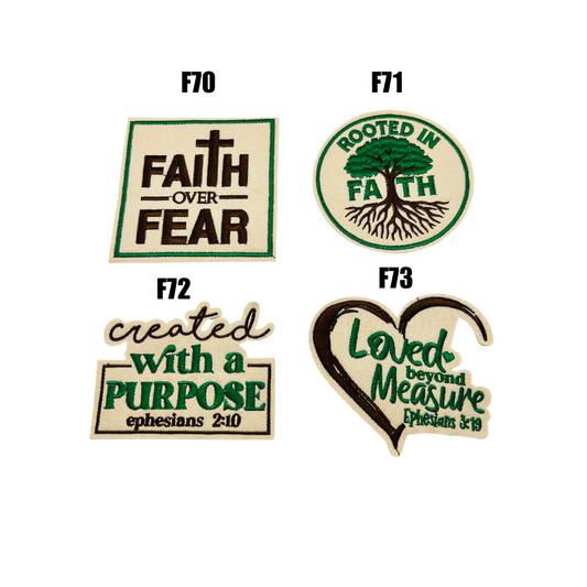 Faith Inspired Small Patches - 8