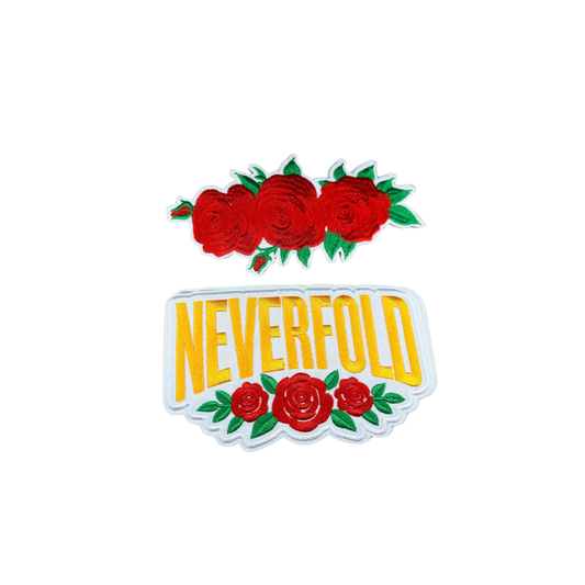 Never Fold Statement Rose Medium Patches