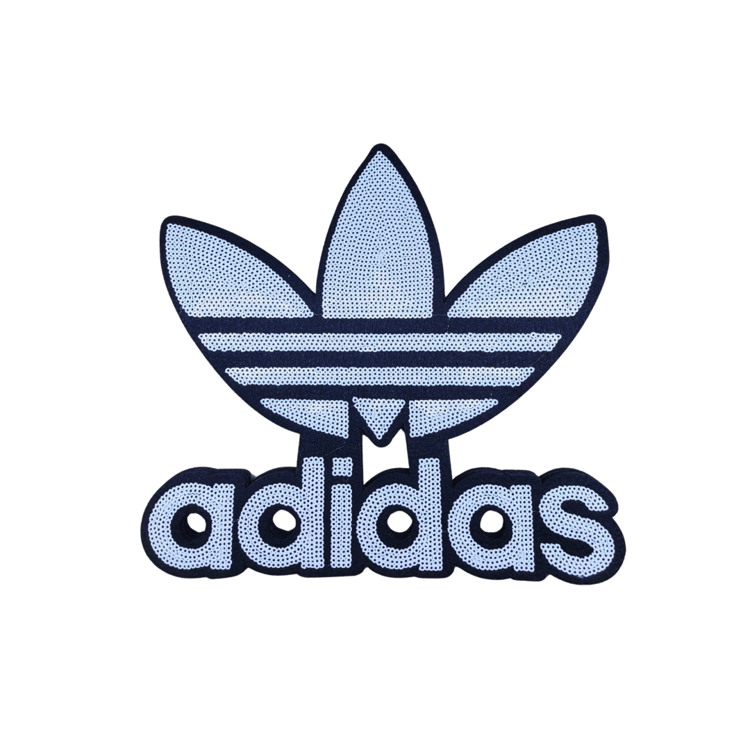 Adidas Inspired Large Logo Sequin Patches (Multiple Colors)