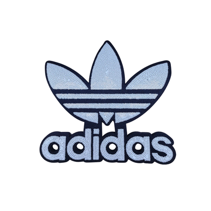 Adidas Inspired Large Logo Sequin Patches (Multiple Colors)