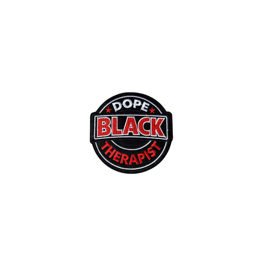 Dope Black Therapist Small Patch