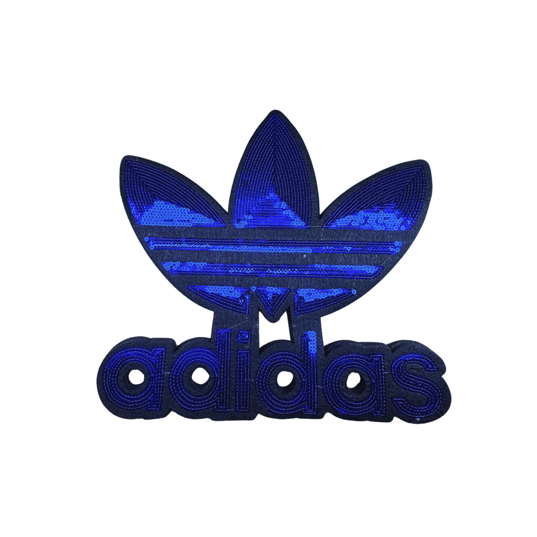 Adidas Inspired Large Logo Sequin Patches (Multiple Colors)