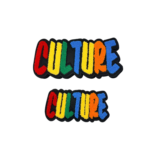 Culture Colorful Chenille Patches