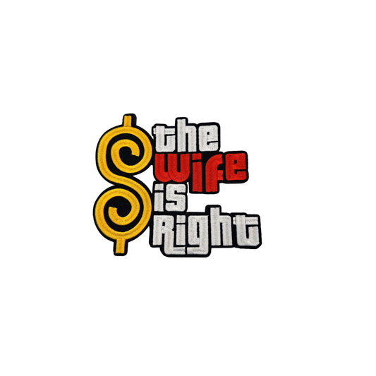 The Wife Is Right Statement Medium Patch