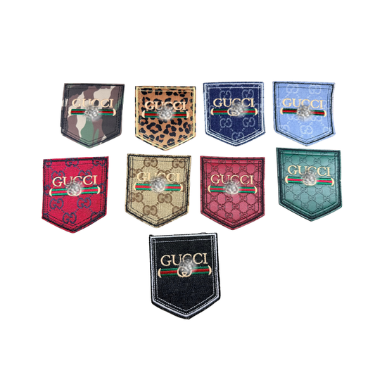 G Designer Inspired  Pocket Patches