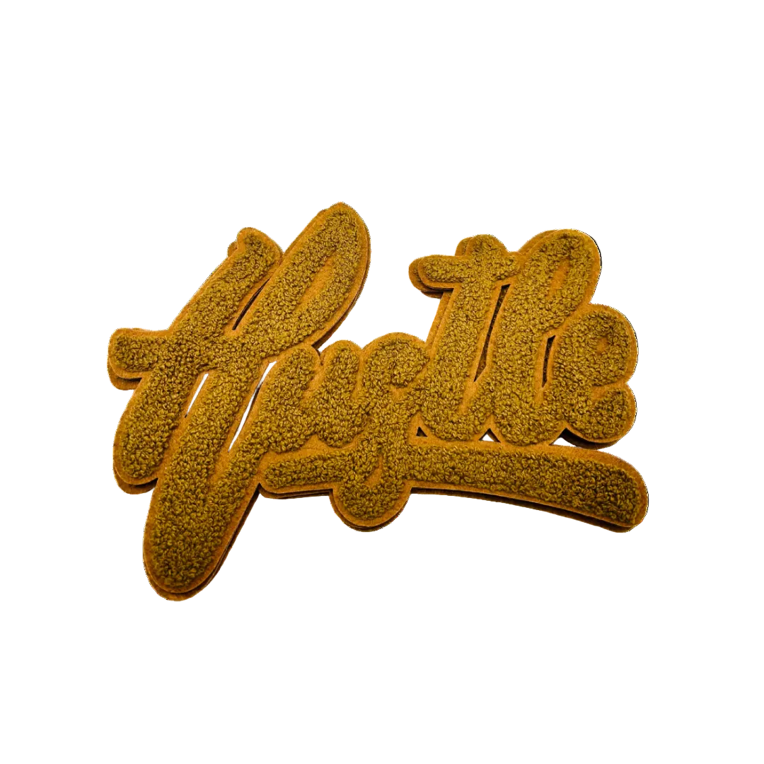 Hustle Chenille Patches - Large