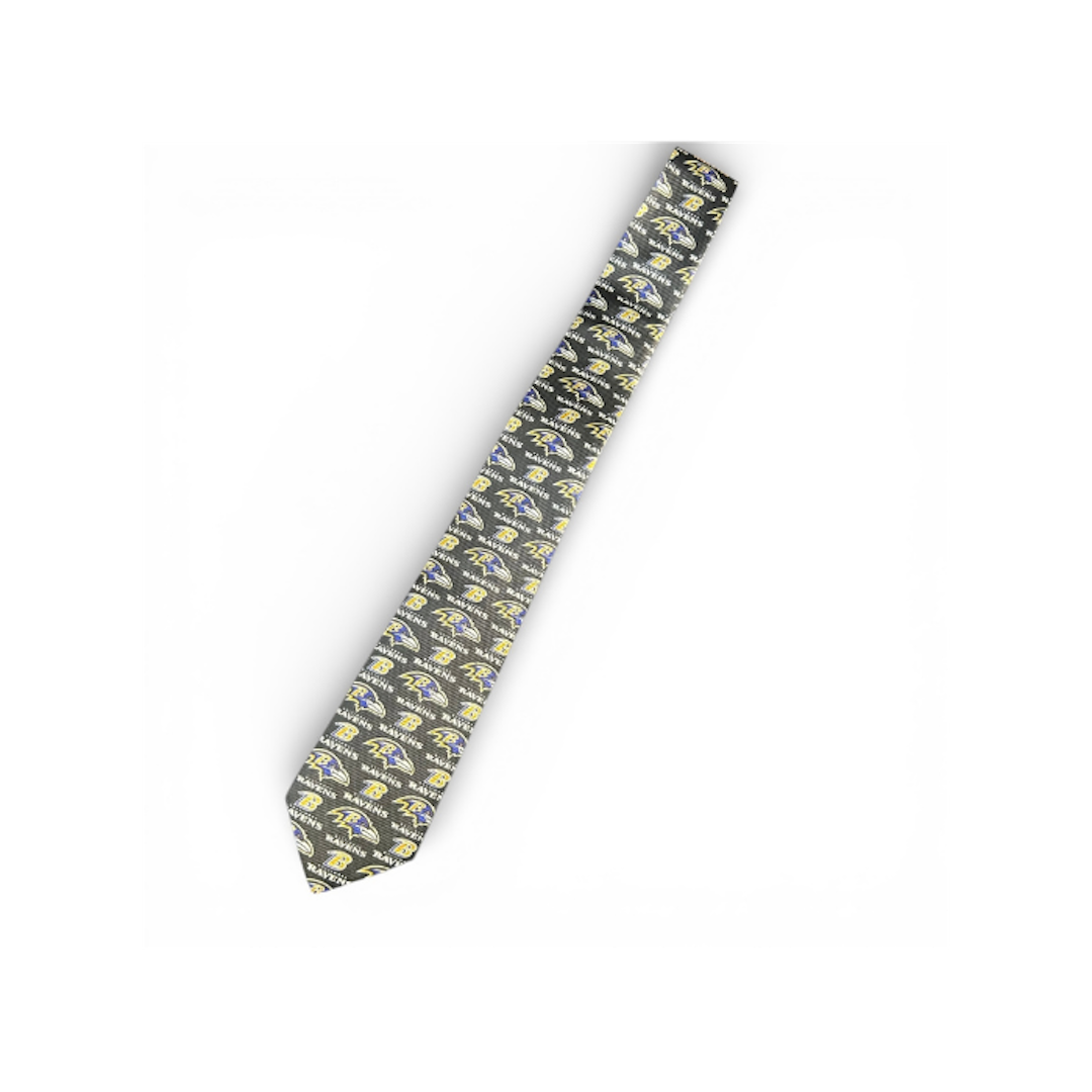 Custom NFL Team Junk Tie – Bling Football Tie with Pearls, Patches & Rhinestones | Game Day Statement