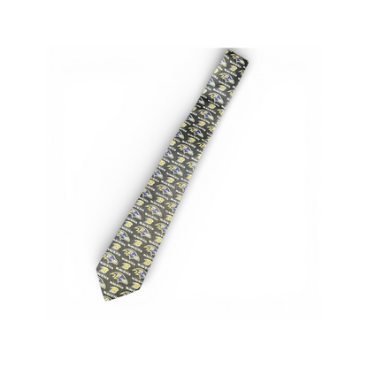 Custom NFL Team Junk Tie – Bling Football Tie with Pearls, Patches & Rhinestones | Game Day Statement