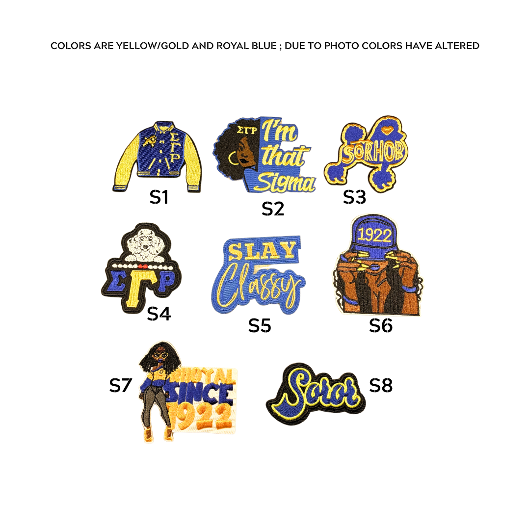 Sigma Gamma Rho Small Patches