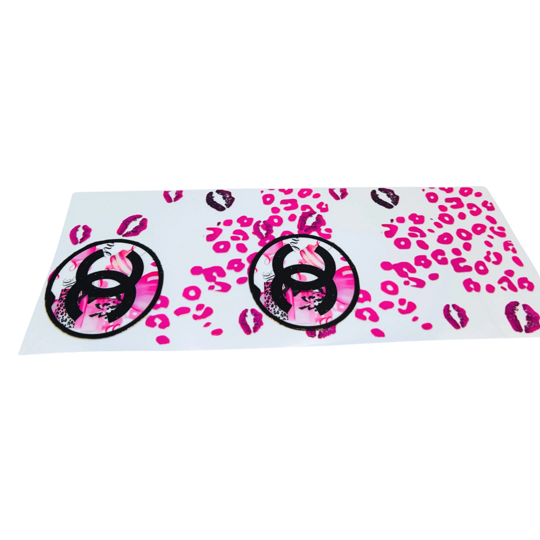 CC Hot Pink Leopard  UV DTF