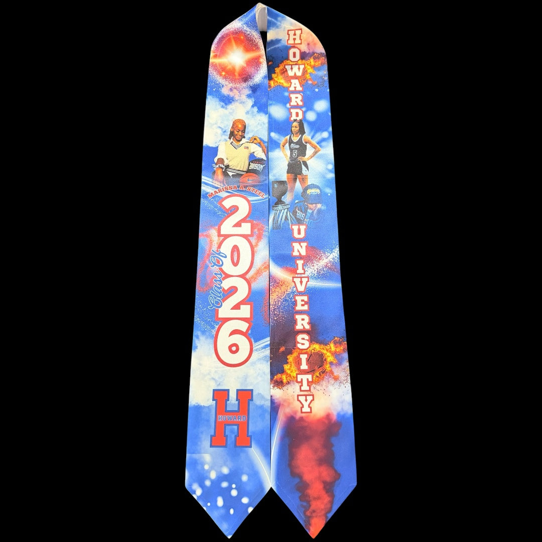 Custom Graduation Stole – Personalized Sublimation Design